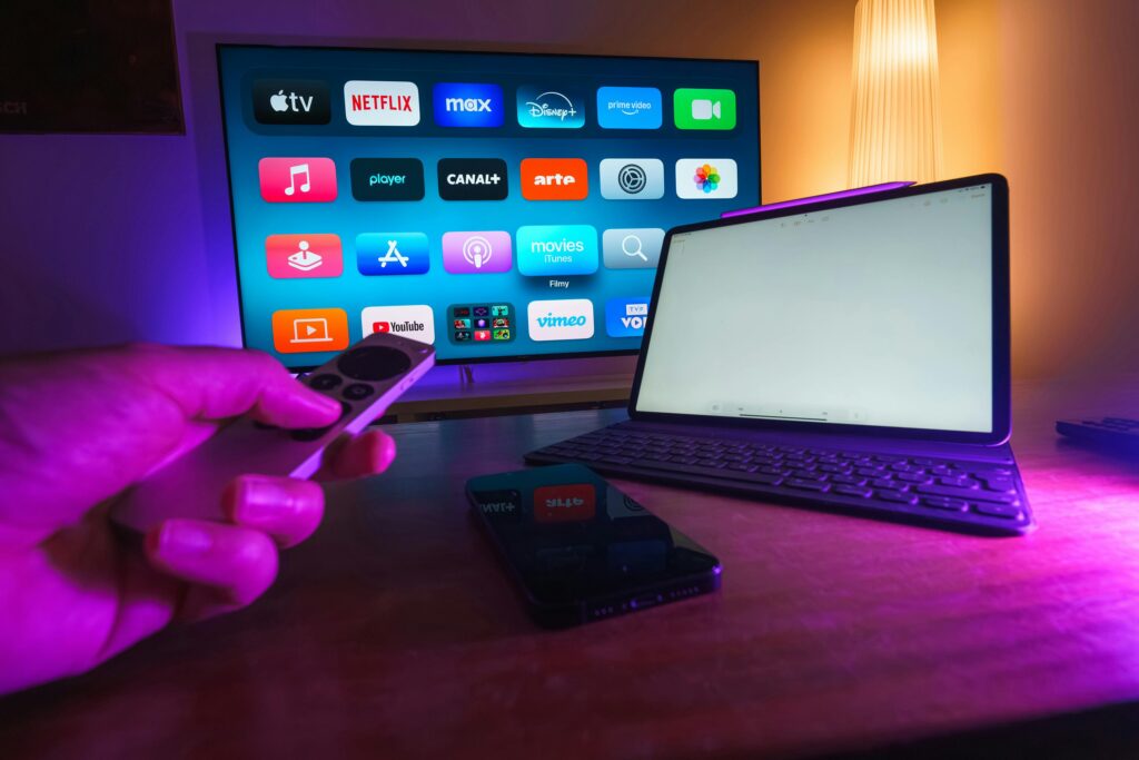 IPTV Canada streaming on laptop and Smart TV — watch 25,000 live channels in 4K with NorthIPTV